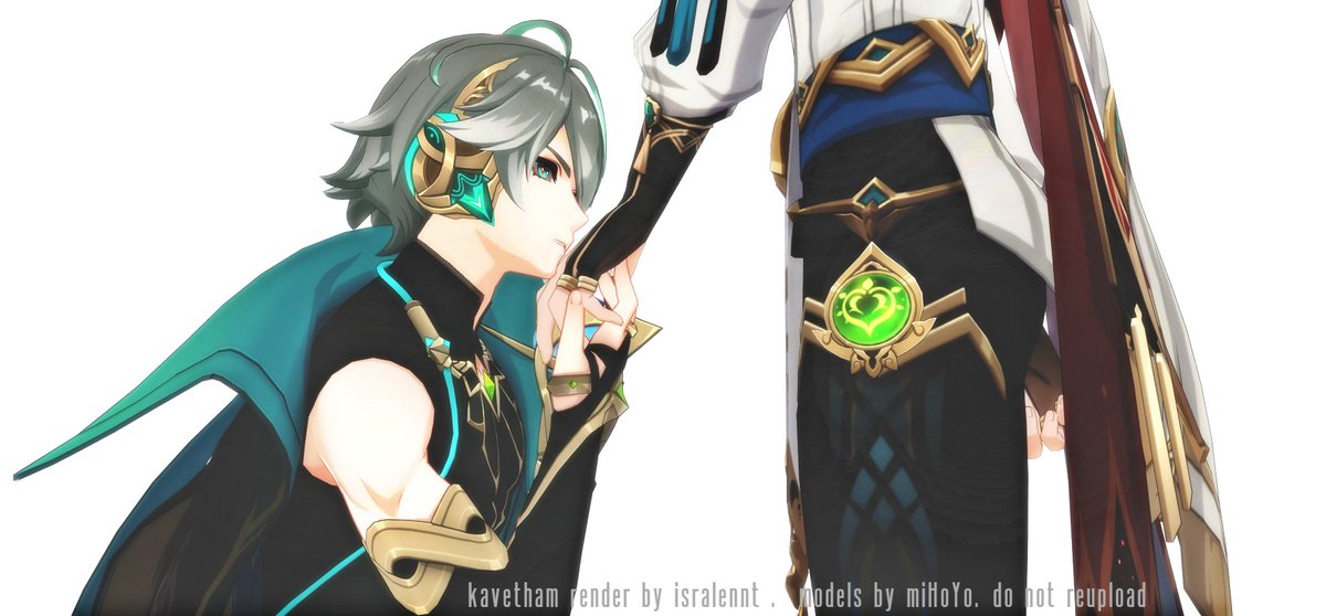 🏛️🌱 #kavetham

Suddenly, he thought Alhaitham's direct eye contact was so hot that he froze and did not know what to do. Alhaitham's palm clasped Kaveh's fingers, slowly rubbing the warm tips against his skin.

He thought Alhaitham would kiss his hand but no.