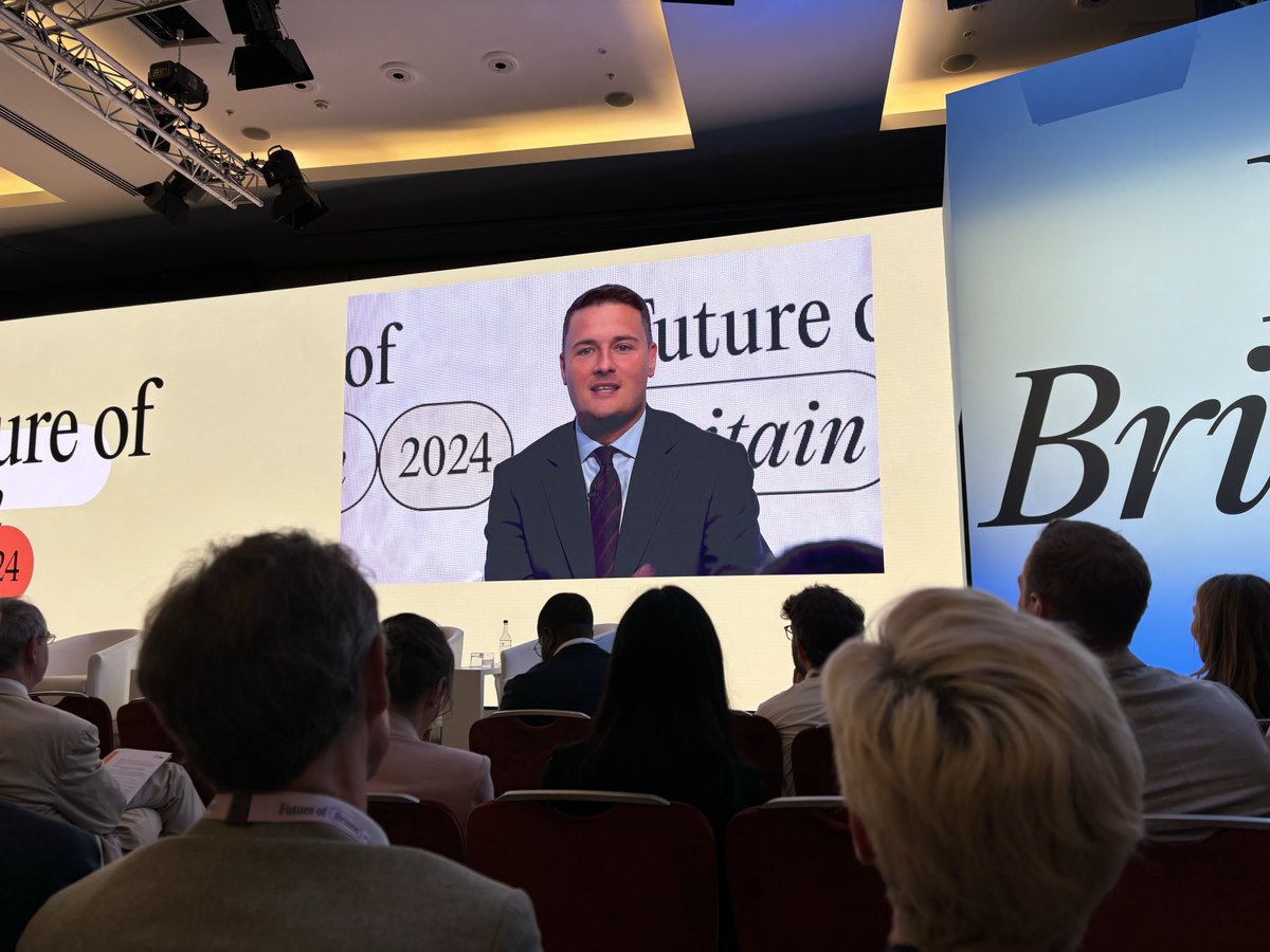 Health Secretary <a href="/wesstreeting/">Wes Streeting</a> told the #FutureofBritain <a href="/InstituteGC/">Tony Blair Institute for Global Change</a> conference that he sees the NHS as a growth department - that includes working with life sciences. 🔬🧬

He's right, says our Chief Exec <a href="/TorbettR/">Richard Torbett</a>  - read our comment: abpi.org.uk/media/news/202…
