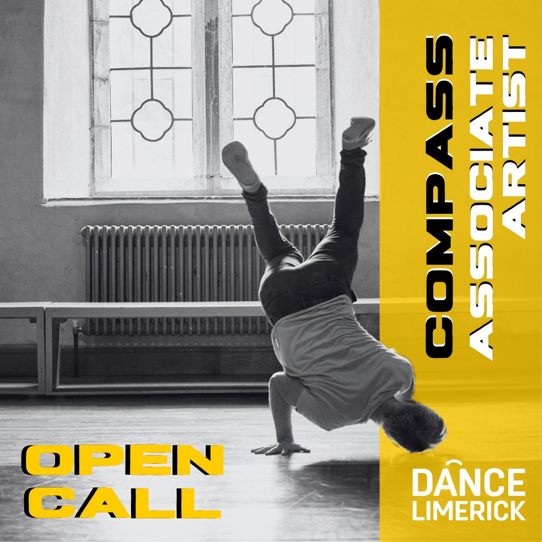 Aerowaves Europe (@aerowaveseurope) on Twitter photo #opencallreminder <a href="/DanceLimerick/">Dance Limerick</a> with the
<a href="/IWorldAcademy/">Irish World Academy</a> at <a href="/UL/">University Of Limerick</a> launches Compass, an Associate Artist Initiative for dance artists based in Ireland. Deadline for applications 12 noon on Fri 23 Aug 2024 Full terms and conditions at tinyurl.com/2r9submv #opencallreminder <a href="/DanceLimerick/">Dance Limerick</a> with the
<a href="/IWorldAcademy/">Irish World Academy</a> at <a href="/UL/">University Of Limerick</a> launches Compass, an Associate Artist Initiative for dance artists based in Ireland. Deadline for applications 12 noon on Fri 23 Aug 2024 Full terms and conditions at tinyurl.com/2r9submv
