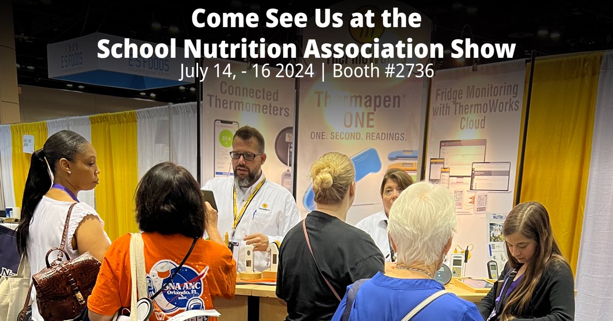 Discover how our innovative temperature tools can enhance food safety and keep your kids safe, taking your cafeteria's food safety program to the next level. #ANC24