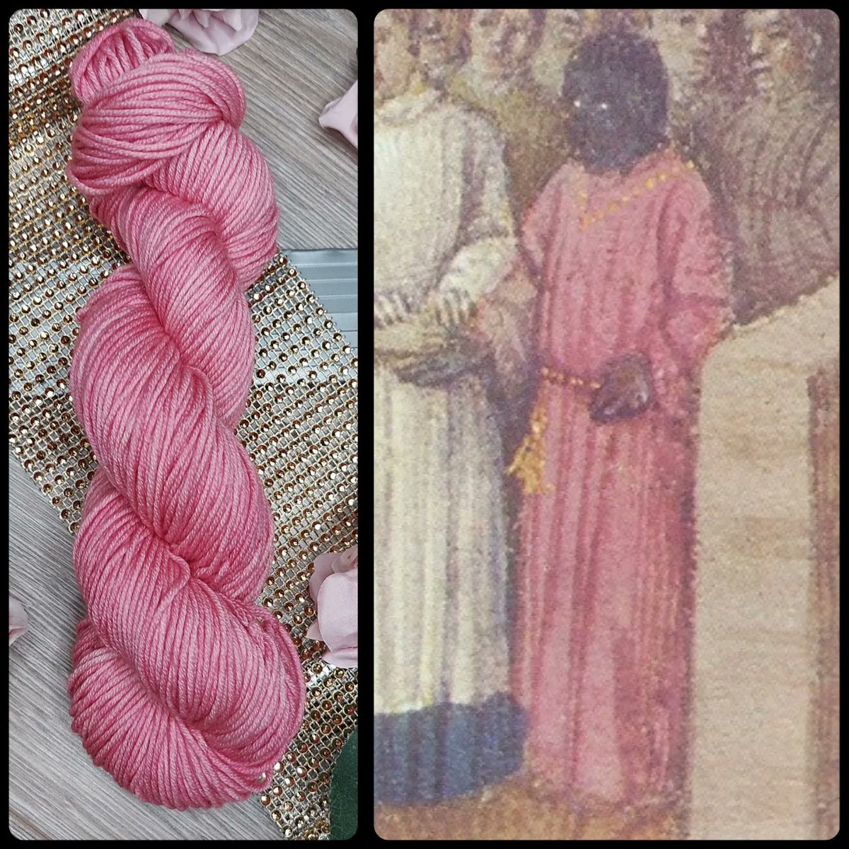 ISASaxonists's tweet image. Some #yarnporn to brighten your day. This is a customer fave "Raimondo Rose" based on an Italian Black knight who won favor with the king &amp;amp; was really successful. This tonal rose w/ brown undertones is really gorgeous if i do say so myself.