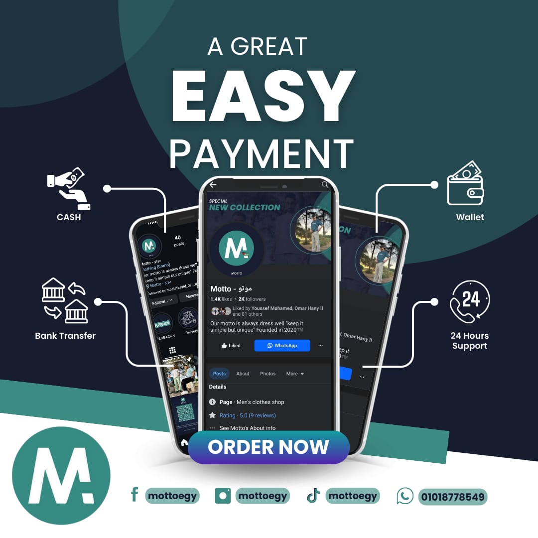 mottoegy's tweet photo. Now with MOTTO, you can pay in an easiest way💸💳
just order now😉
#MOTTO #Summer_Collection #outfit
#casualwear #casualoutfit #casualstyle https://t.co/xp18Y9RvK3