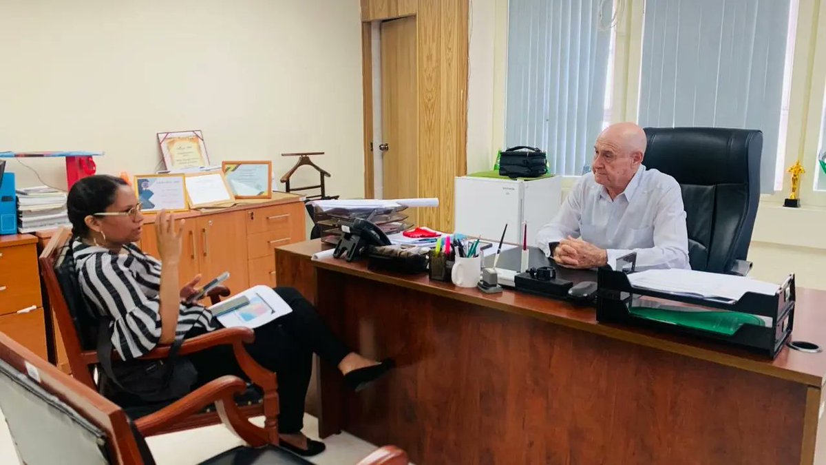 anatipma's tweet photo. 🌍 El Ing. Walter Myers, Director del Instituto "Tommy Guardia" (ANATI), se reunió con la periodista Yalena Ortíz para conversar sobre movimientos telúricos en Panamá. #TommyGuardia #ANATI #Sismos #Panamá #MetroLibre https://t.co/TDpbk1YGY2