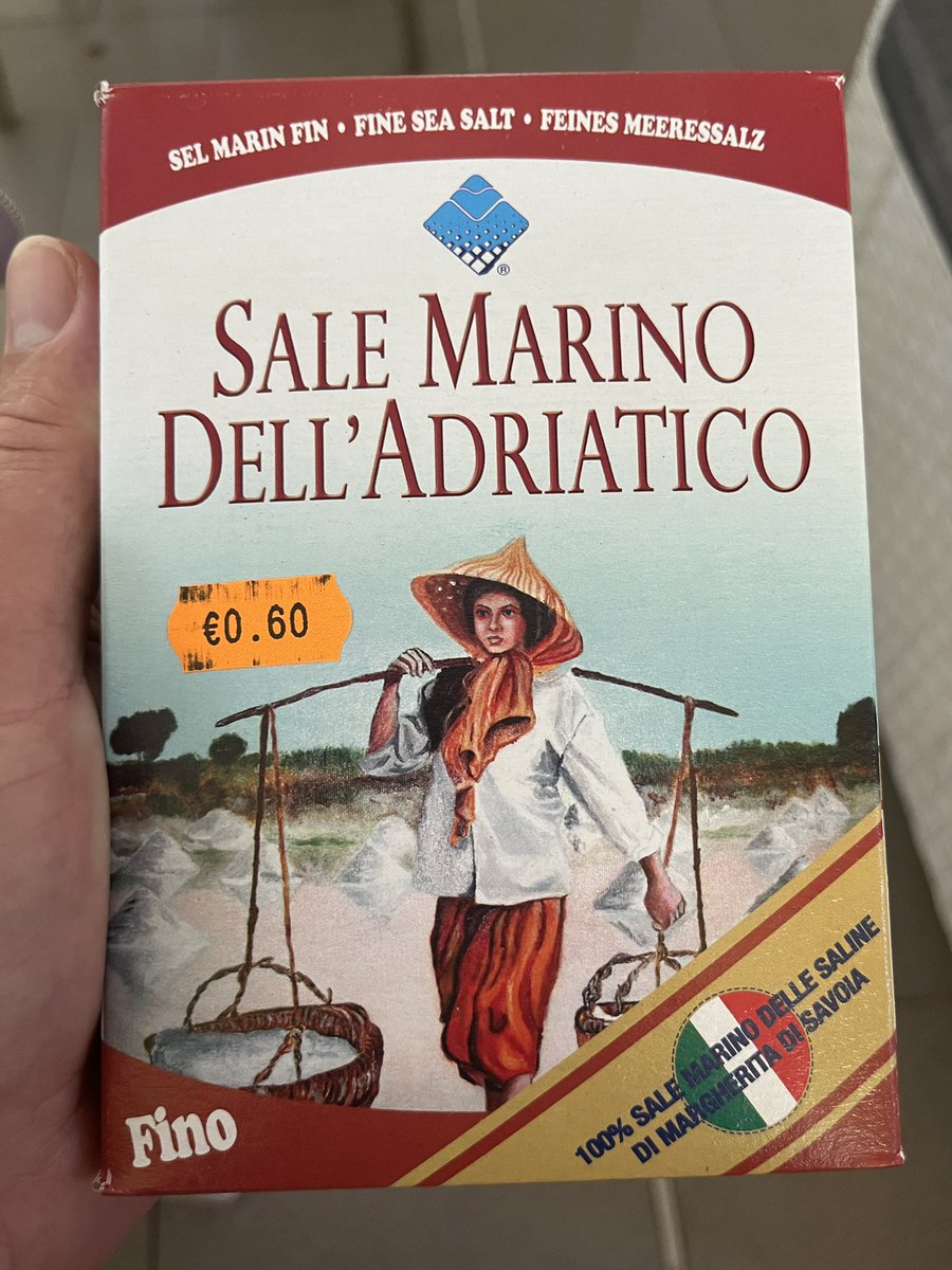 Kg zout! Gewoon 60 centen in Italië !!  Lees
Zeezout #boodschappen #italie