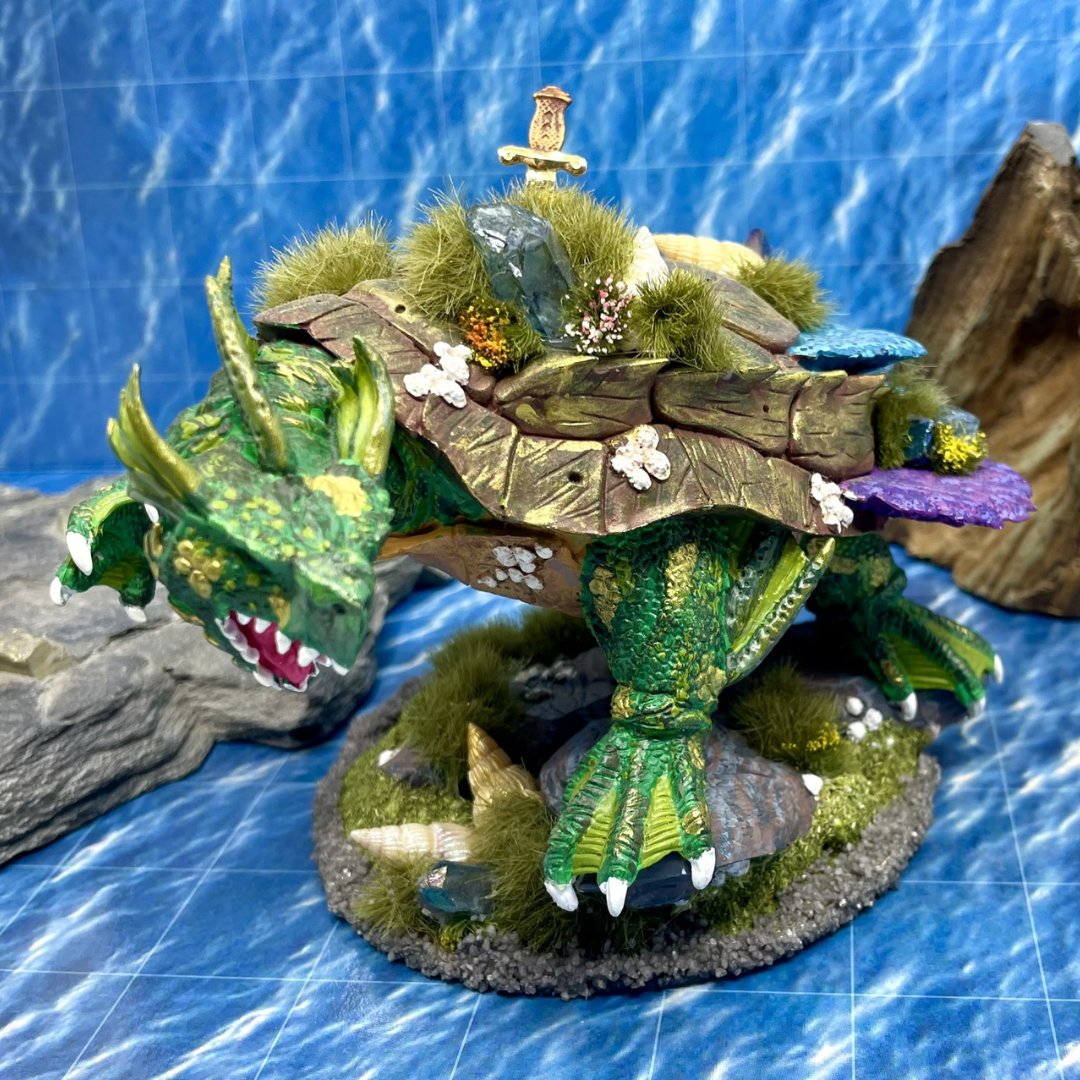 SteamforgedLtd's tweet photo. The Dragon Turtle has never looked so majestic 👑
Congratulations to @MagicandStitch, the winner of our Baby Kraken giveaway!

#EpicEncounters #DragonTurtle #TTRPG #TabletopRPG https://t.co/ARRj4BvBtv