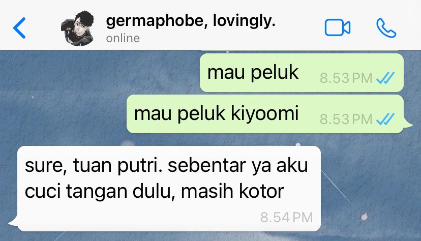 aciyyo's tweet photo. ⠀⠀⠀— daily chat of us

⠀⠀sakusa kiyoomi x fem! reader au.⠀⠀ https://t.co/GnxIAd6QE3