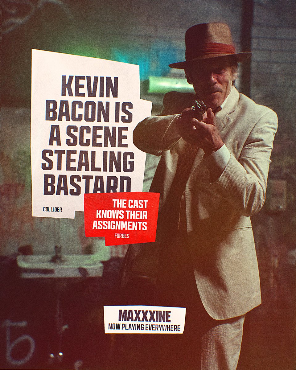 maxxxinemov's tweet photo. "A bloody-brilliant capper to an iconic slasher trilogy." (@TheDailyBeast) 

#MaXXXine is now playing in theaters everywhere. https://t.co/v3WCWtoX2N