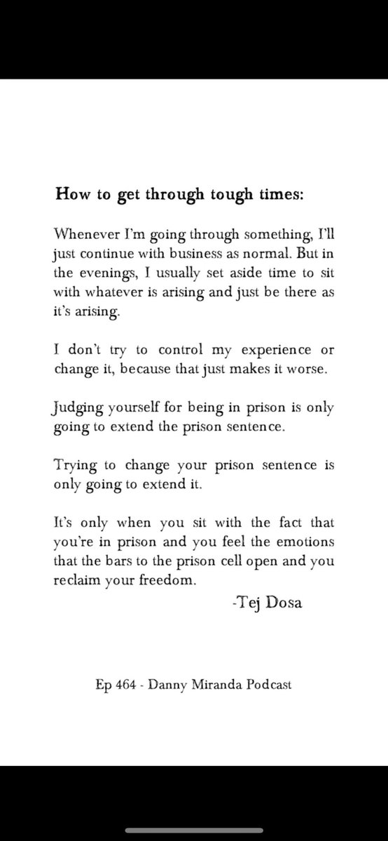 How to get through tough times