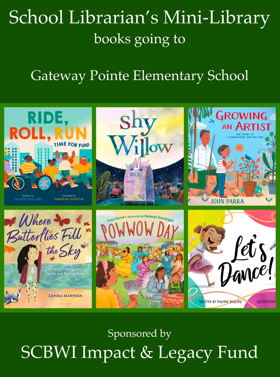 FedericoErebia's tweet photo. More fantastic books for
the Gateway Pointe Elementary School courtesy of the

SCHOOL LIBRARIAN'S MINI-LIBRARY GRANTS

#LibraryTwitter #LibrariansOfTwitter #Disability #BodyPositivity #MentalHealth #SocioEconomics #Religions #BIPOC #Latinx #AAPI #Native #Indigenous #LGBTQIA

🧵 4 of 6

@valerie_bolling @sabrenakhadija @johnparraart @Two_Desert @madiegoodnight @Maine_Diaz_