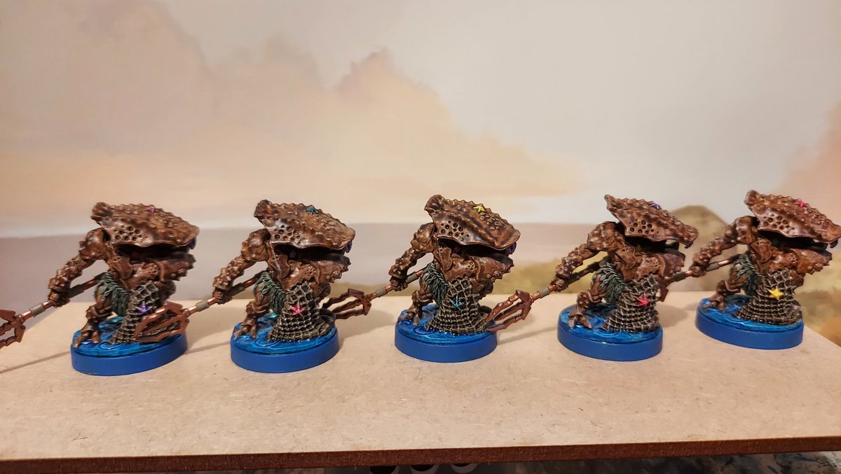 necrothrall's tweet photo. Some epic encounters karkinos netters and a karkinos stalwart
#WarhammerCommunity #miniaturepainting #SteamforgeGames #dungeonsanddragons #DnD #crabpeople https://t.co/qn6aFPnppJ