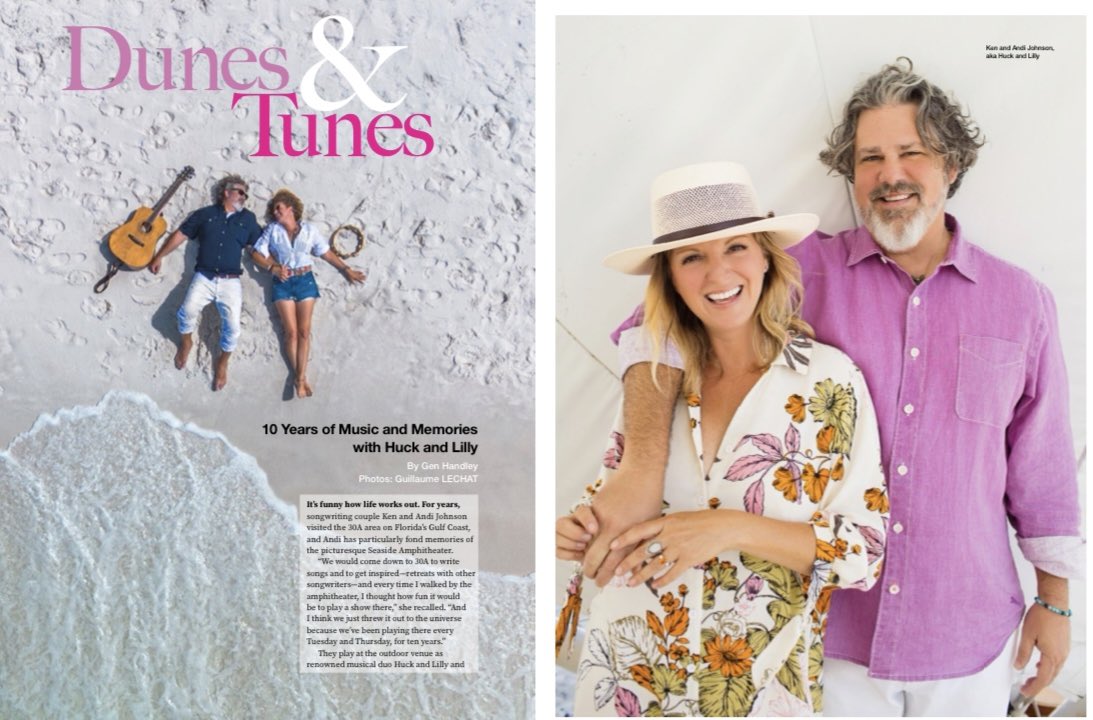 HuckAndLilly's tweet photo. Thank you #BeachHappyMagazine for the fun spread! #30A https://t.co/mTcbh2xFAk