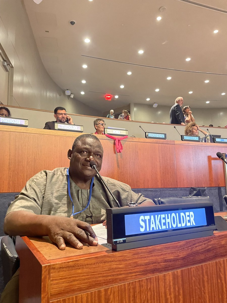 Excited to see our very own, Jean Patrice, speak in today’s session on SDG 1 at HLPF. 

Tune in now! 👂🥳
