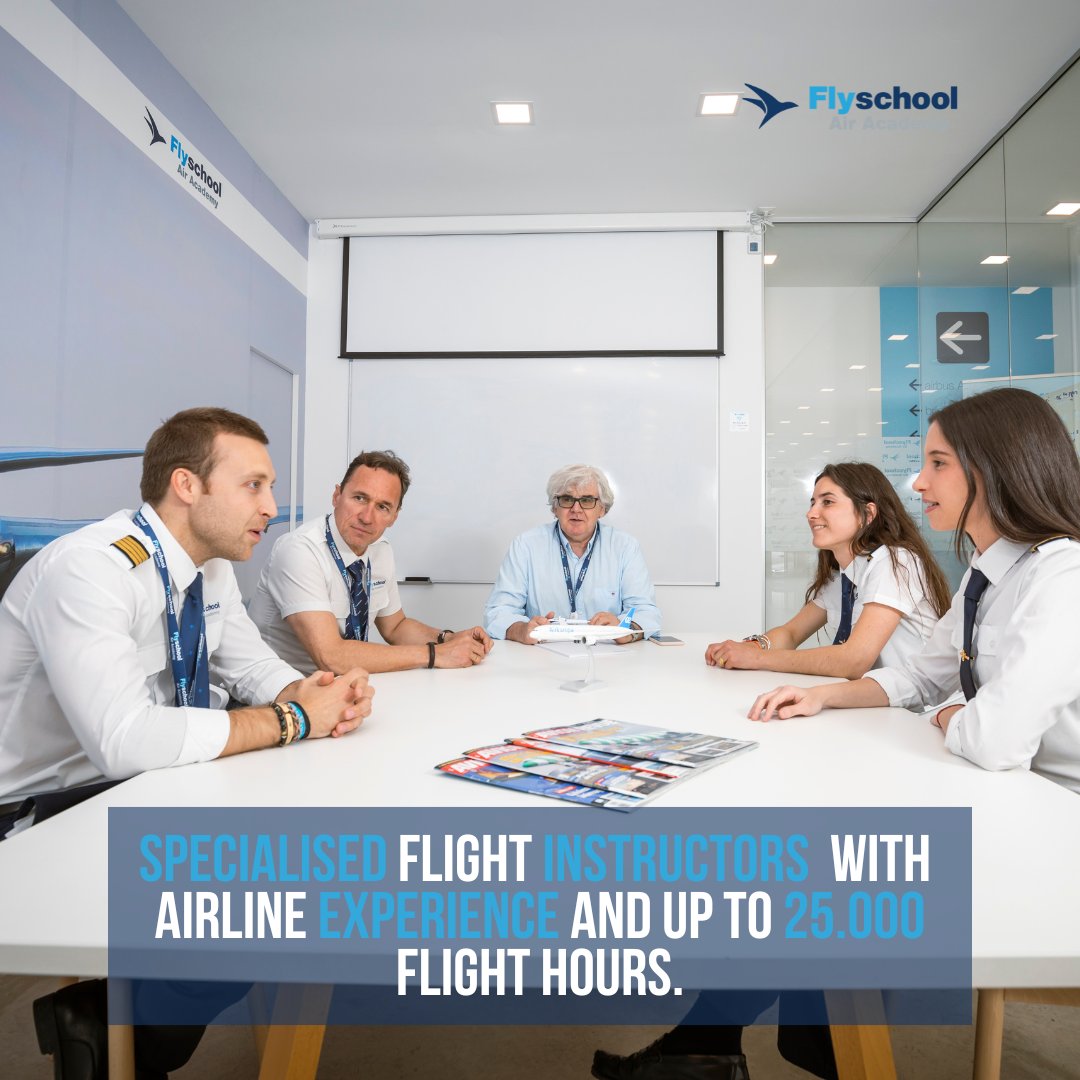 Flyschool_es's tweet image. ¡Elige Flyschool para tu formación como piloto comercial! Nuestros instructores especializados con experiencia en línea aérea y hasta  25,000 horas de vuelo trabajan en exclusiva con Flyschool, garantizando una formación de élite.
 #flyschool #pilotocomercial  #escueladeaviación