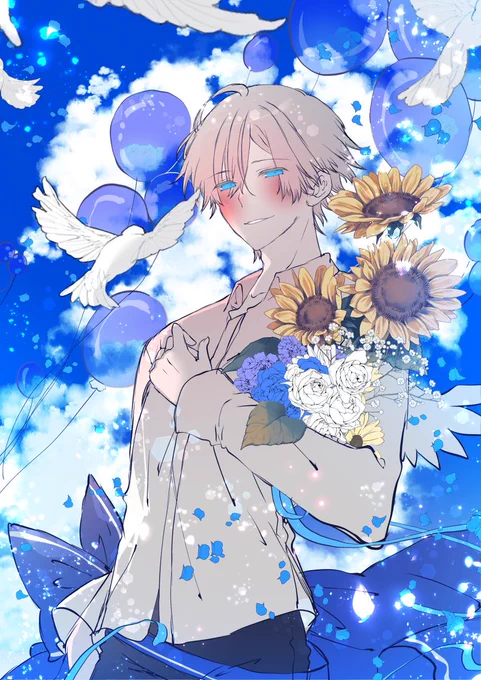 レン様構図ラフ.°ʚ(*˘︶˘*)ɞ°.。.:* 