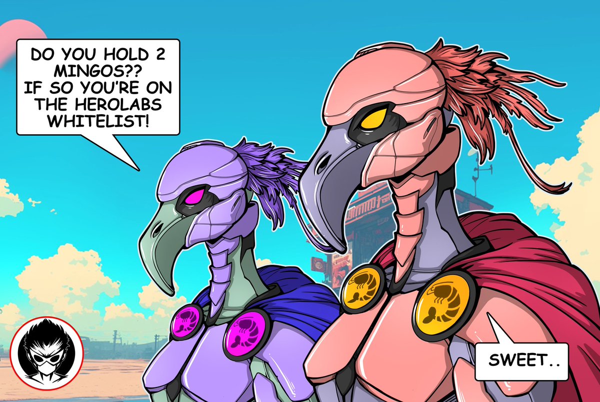 🦸‍♀️Heroic Reminder🦸‍♀️

Our fearless <a href="/Aptomingos/">Aptomingos</a> heroes, your whitelist spots are secured! 

Spread your wings and get ready to soar into the #AptoVerse saga🦸‍♀️🦸‍♂️🦩🦐

Birds of a flock fly together! Together we are stronger 🫡

#HeroLabs #Aptos