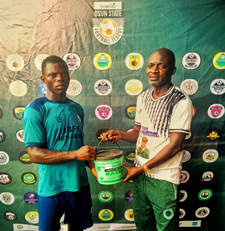 OsunFa's tweet photo. SMARTCITY OSFL SUPER 8!!!
DAY 2 MN3
FT
Feed Talents 3-1 Telu FC 

Adebayo Emmanuel ⚽ 27'
🚫Own goal ⚽️ 56’
Onda Jackson ⚽️60’
Omoniyi Ayomide ⚽ 80'(Telu)
MOTM- ADEBAYO EMMA(FEEDT)
@smartcityplcng
#Sotero💧
#SmartCity
#ArmstrongPaints
#Desarrollar
#Sportalytics
#Threadsandus https://t.co/L6Dlz5MVcK