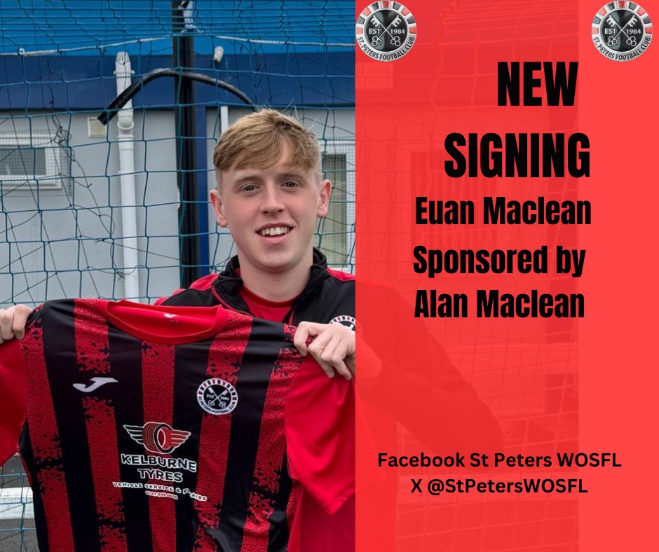 ✍️Signing News number 5 ✍️

Our second signing of the day is Euan Maclean from our under 20’s following current team manager Kenny Henderson in his progress

Euan is sponsored by his dad Alan Maclean, We are looking forward to seeing Euan develop within the first team environment