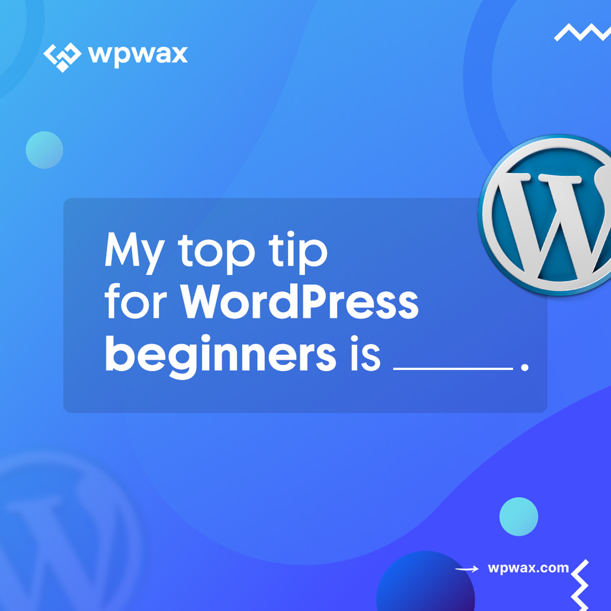 wpwaxofficial's tweet image. Conquering WordPress together! Expert users, what&apos;s your TOP tip you&apos;d give a fellow newbie?  Comment &amp;amp; help others thrive online!
#wordpress #wordpresscommunity #wordpresshelp #wordpressbeginner #wordpresstips