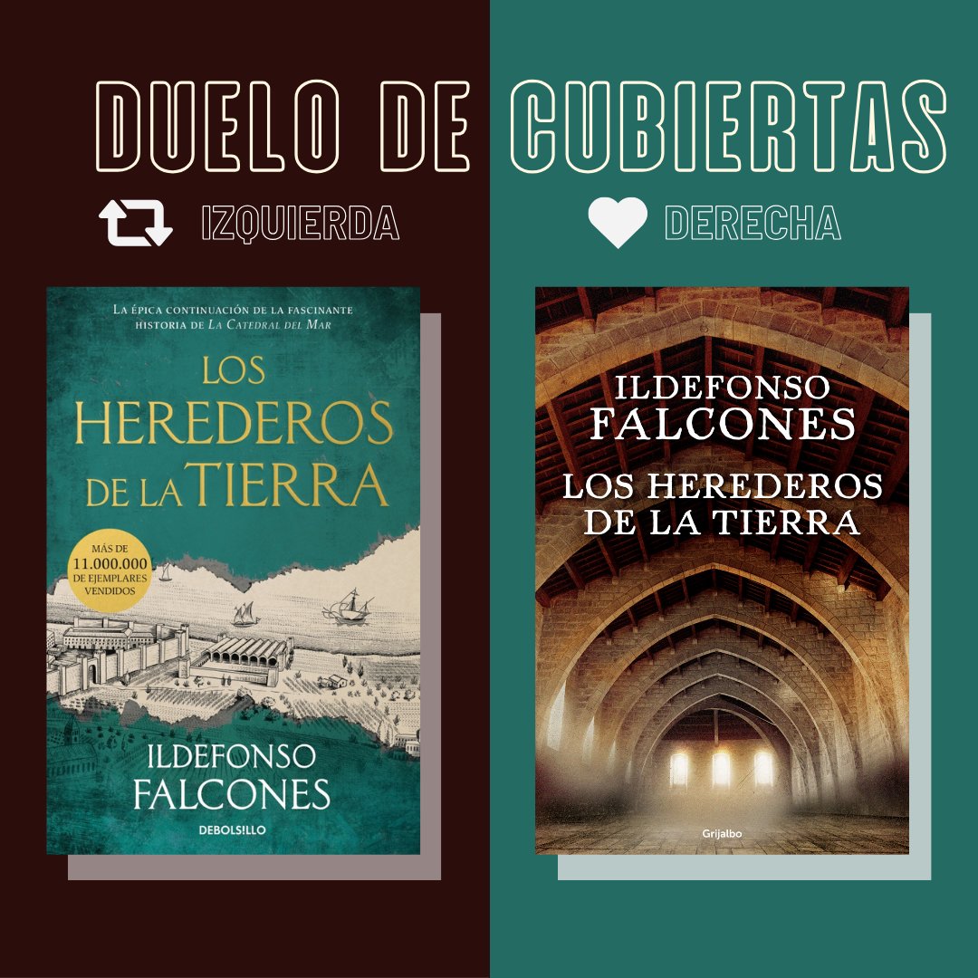 ¿Nueva cubierta en bolsillo? ¿O la original? ¡Queremos saber de qué equipo sois! 🔁❤️