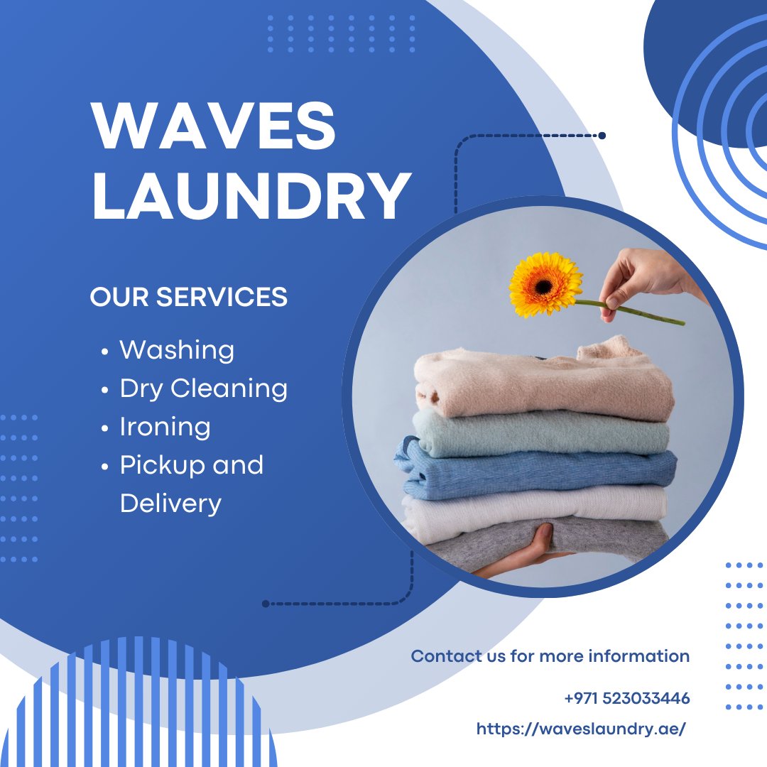 ⚡️ Need clean #clothes in a flash? Try the quickest #laundry service in #Dubai with Waves Laundry! ⚡️

Trust Waves Laundry for speed, quality, and convenience. Book your #service today! 💧👔
waveslaundry.ae