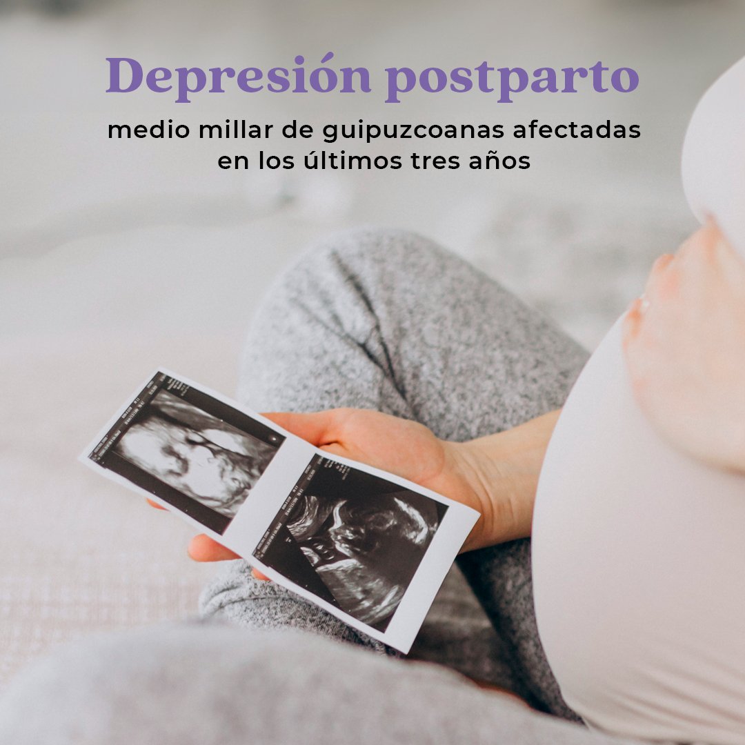 Agifes's tweet image. 🤰#Depresión #postparto en Gipuzkoa | Este trastorno de la #saludmental afecta aproximadamente a una de cada diez mujeres. @osakidetzaEJGV atiende estos casos a través del programa #Amatasuna desde 2021.

👉bit.ly/3XYiohk vía @diariovasco