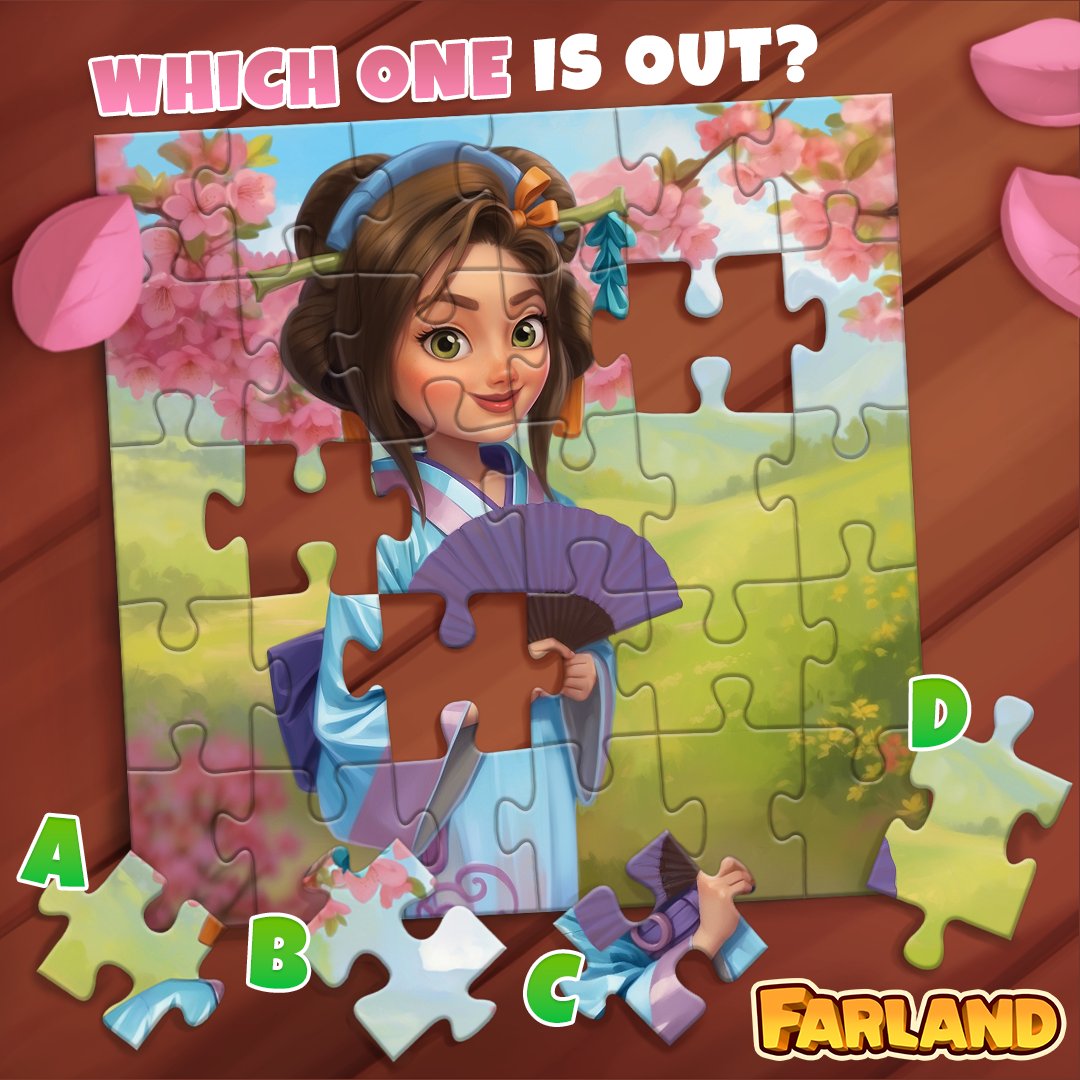 FarlandGame's tweet photo. Hi, Farlanders!😊
Can you spot which piece doesn't belong?🧩
Drop your answer and the game ID for a gift in the comments below. 📷
#quartsoft #farland #game #farm #builder #contest https://t.co/xrxCTu0OCi
