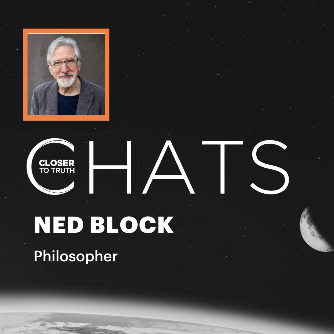 TOMORROW: Our talk with Ned Block (<a href="/De_dicto/">Ned Block</a>) goes live on our YouTube channel!

Join us for a lively discussion on consciousness and chat with fellow CTT fans as you watch.