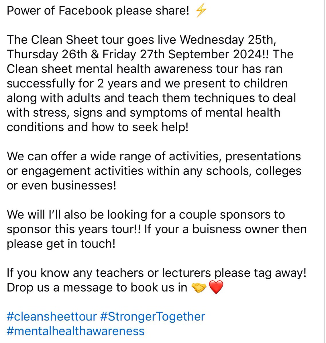 The Clean Sheet tweet media