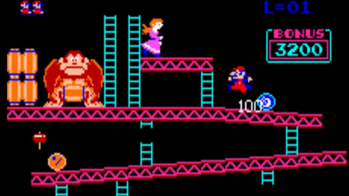 landofthe80s's tweet image. On this date in 1981 Nintendo released the hit video game "Donkey Kong". #80s #80svideogames #1980S