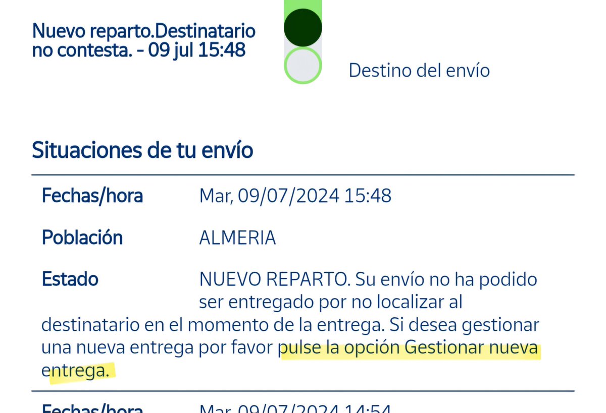 Rubén C.D. (@rubencd_z) on Twitter photo Hola <a href="/Cex_responde/">Correos Express Responde</a>, ¿dónde está la opción "Gestionar nueva entrega" que me indican en el mail? Gracias Hola <a href="/Cex_responde/">Correos Express Responde</a>, ¿dónde está la opción "Gestionar nueva entrega" que me indican en el mail? Gracias