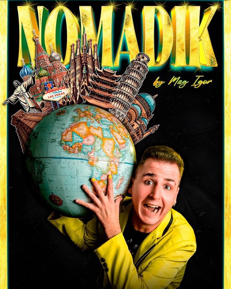 El Mag Igor et proposa un viatge arreu del món!

El <a href="/teatredelraval/">Teatre del Raval</a> és el punt de sortida d'una aventura que combina màgia, humor i música.

Fins al 28/07, deixa't sorprendre per "Nomadik", un espectacle ple d'il·lusions que desafien la realitat.

via.bcn/HrO450Sw20E