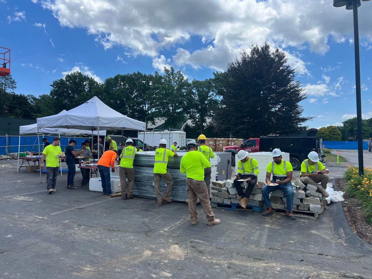 Just ahead of the Independence Day holiday, we hosted a trade partner appreciation BBQ lunch at one of our jobsites. We're fortunate to have many long-term relationships with these valued construction professionals. #tradepartners #tradepartnerappreciation
