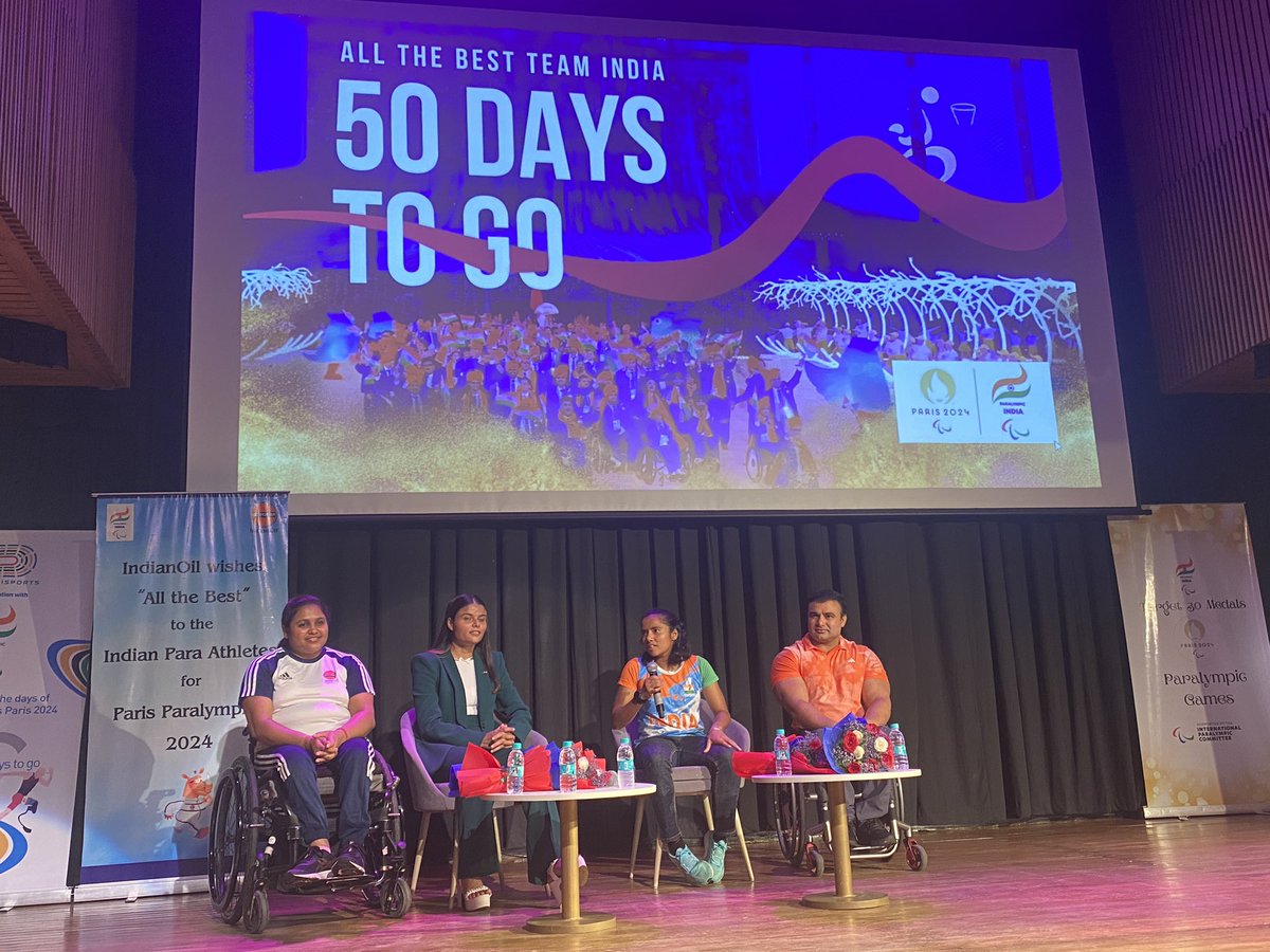 Emmanuel Lebrun-Damiens (@elebrundamiens) on Twitter photo Best of luck to the Indian 🇮🇳 delegation to the #Paralympics games! Beautiful event tonight at <a href="/alliancefrdelhi/">Alliance française de Delhi</a> 50 days before kickoff. #ParisOlympics #ParisOlympics2024 Best of luck to the Indian 🇮🇳 delegation to the #Paralympics games! Beautiful event tonight at <a href="/alliancefrdelhi/">Alliance française de Delhi</a> 50 days before kickoff. #ParisOlympics #ParisOlympics2024