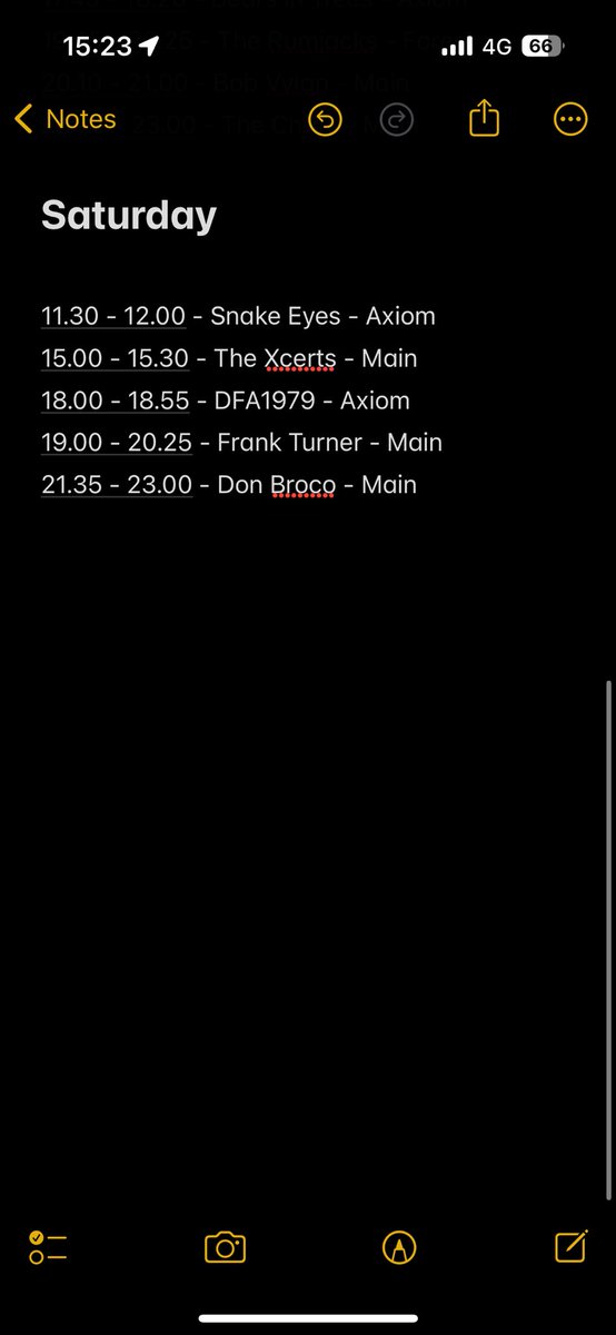 Okay my <a href="/2000trees/">2000trees Festival</a> Schedule is looking pretty damn sick for this weekend.