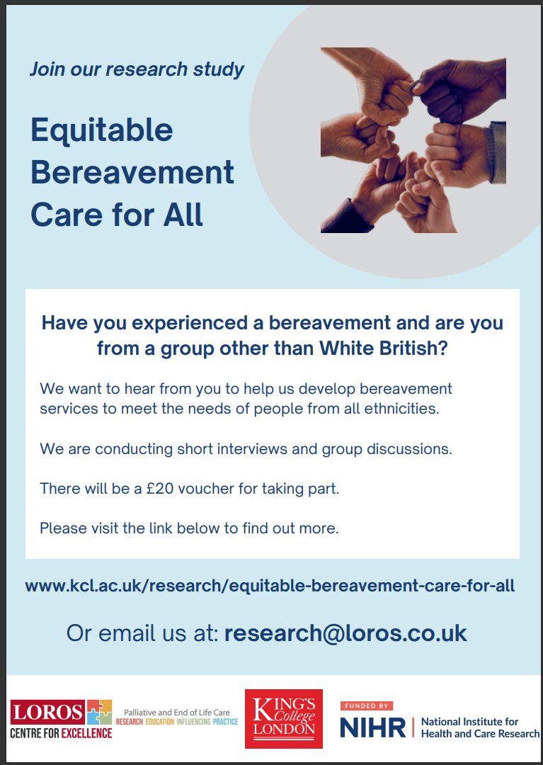LOROS Centre for Excellence (@loroseducation) on Twitter photo Could you please help us to share this far and wide? @cmfaull <a href="/DrZoebia/">Dr Zoebia Islam</a> <a href="/Jacky13/">jacky</a> <a href="/Lowiseowl/">Lowiseowl π¦</a> @CamillaBarrow <a href="/kerryblankley/">kerryblankley</a>
Our research is key to tackling health inequality and inequity in LLR. Could you please help us to share this far and wide? @cmfaull <a href="/DrZoebia/">Dr Zoebia Islam</a> <a href="/Jacky13/">jacky</a> <a href="/Lowiseowl/">Lowiseowl π¦</a> @CamillaBarrow <a href="/kerryblankley/">kerryblankley</a>
Our research is key to tackling health inequality and inequity in LLR.