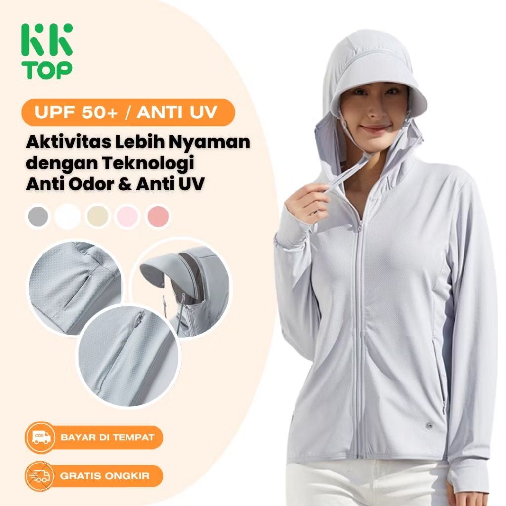 puttche's tweet image. Yang suka olahraga di outdoor, Cocok nih pakai ini.  Jaket Anti UV Premium Jaket Olahraga Wanita UPF50+ dengan harga Rp139.000. Dapatkan di Shopee sekarang! s.shopee.co.id/LSitetWB0?shar…