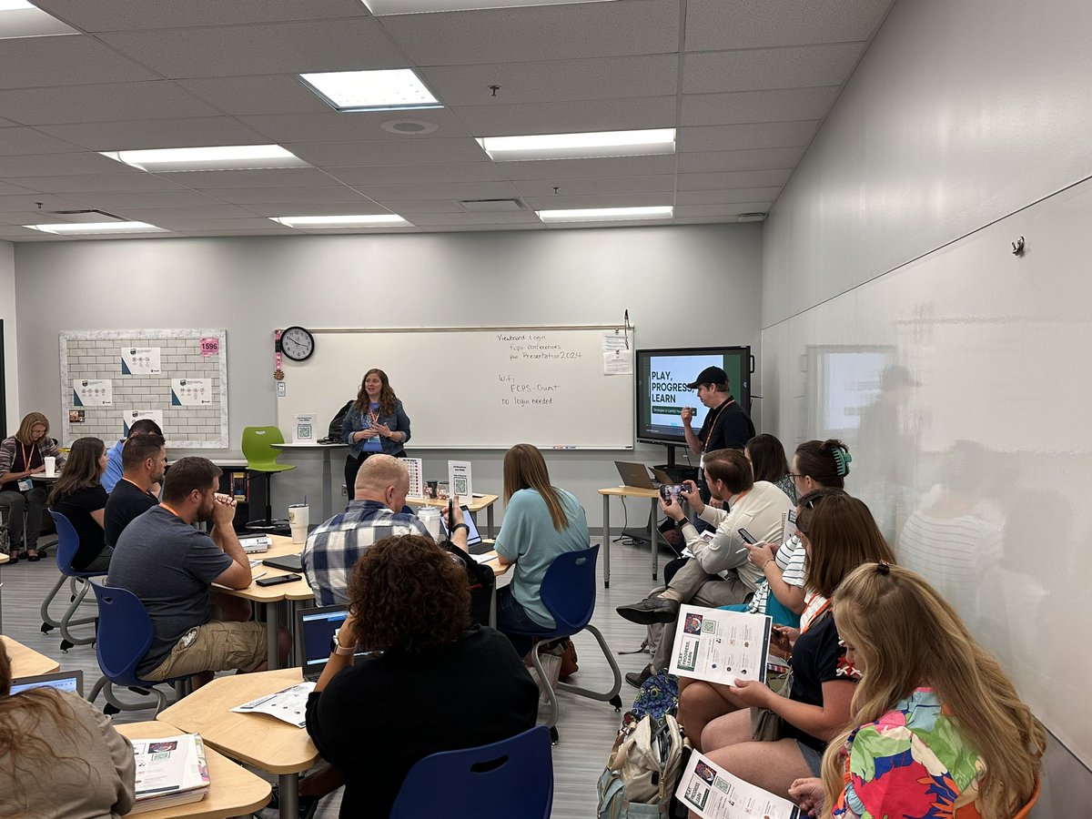 Teach_2_Empower's tweet photo. So many @OVECkyed Teacher Navigators presenting this round! Shout out to @CollinsClassSC, @michellegross, @LynnTidwell77, @brewerenglish, and Melissa Durham sharing their stories and inspiring change! https://t.co/gPqdG6DyCt