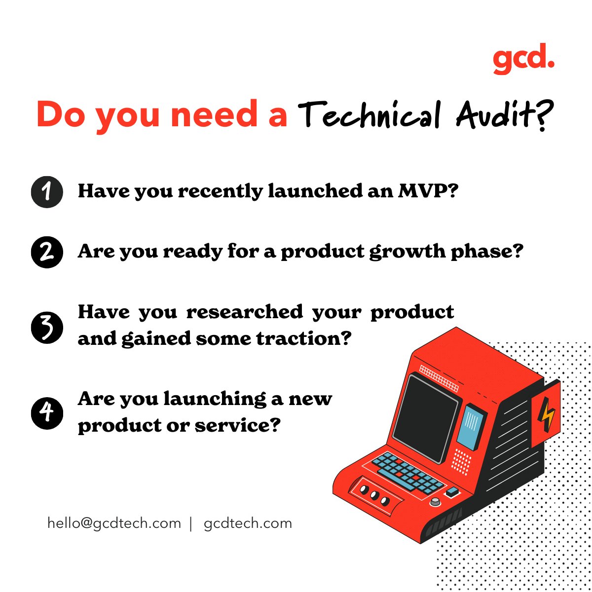 🔧 Ensure Optimal Performance with Technical Audits! 🔧

Our experts provide comprehensive audits to identify and fix issues, ensuring smooth operations.

Learn more: gcdtech.com/services/techn…

#WeAreGCD #TechnicalAudit #SystemPerformance