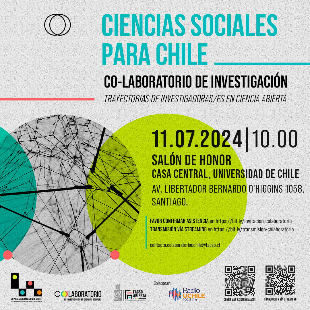 #Lanzamiento I Colaboratorio de Investigación en Ciencias Sociales💡   

Plataforma digital de <a href="/facsouchile/">Ciencias Sociales</a> que reconoce trayectorias e impulsa la gestión de conocimiento desde una lógica abierta, colaborativa y transdisciplinar

🔗Próximo jueves 11/07:  bit.ly/invitacion-col…