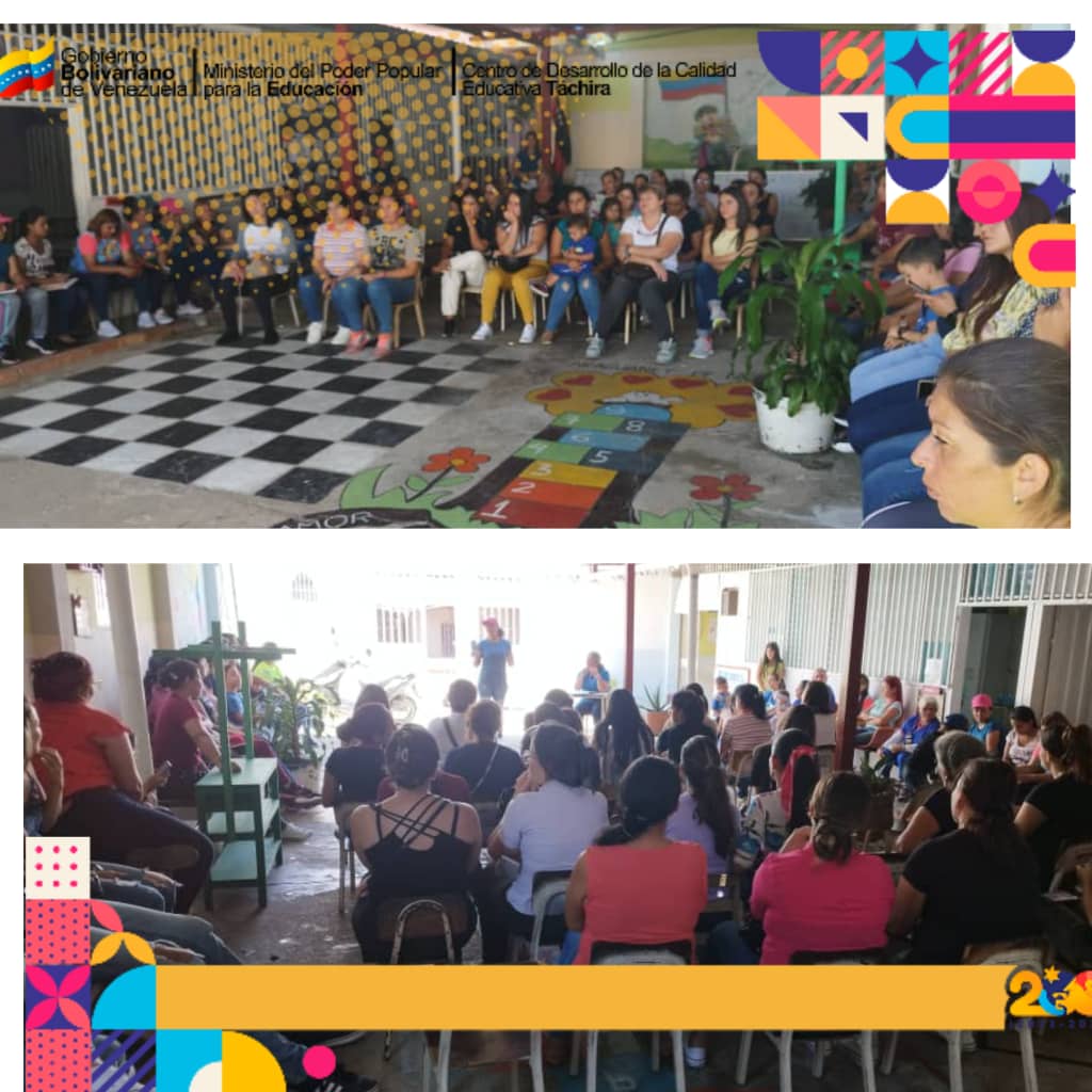 8/7/2024. CEIS. Santa Rita, Simoncito Comunitario Juan Germán Roscio (SENIFA). Actividad: Reunión Extraordinaria de Padres, Madres y Representantes para  rendición de cuentas del año escolar 2023- 2024. Estado Táchira Municipio Michelena.