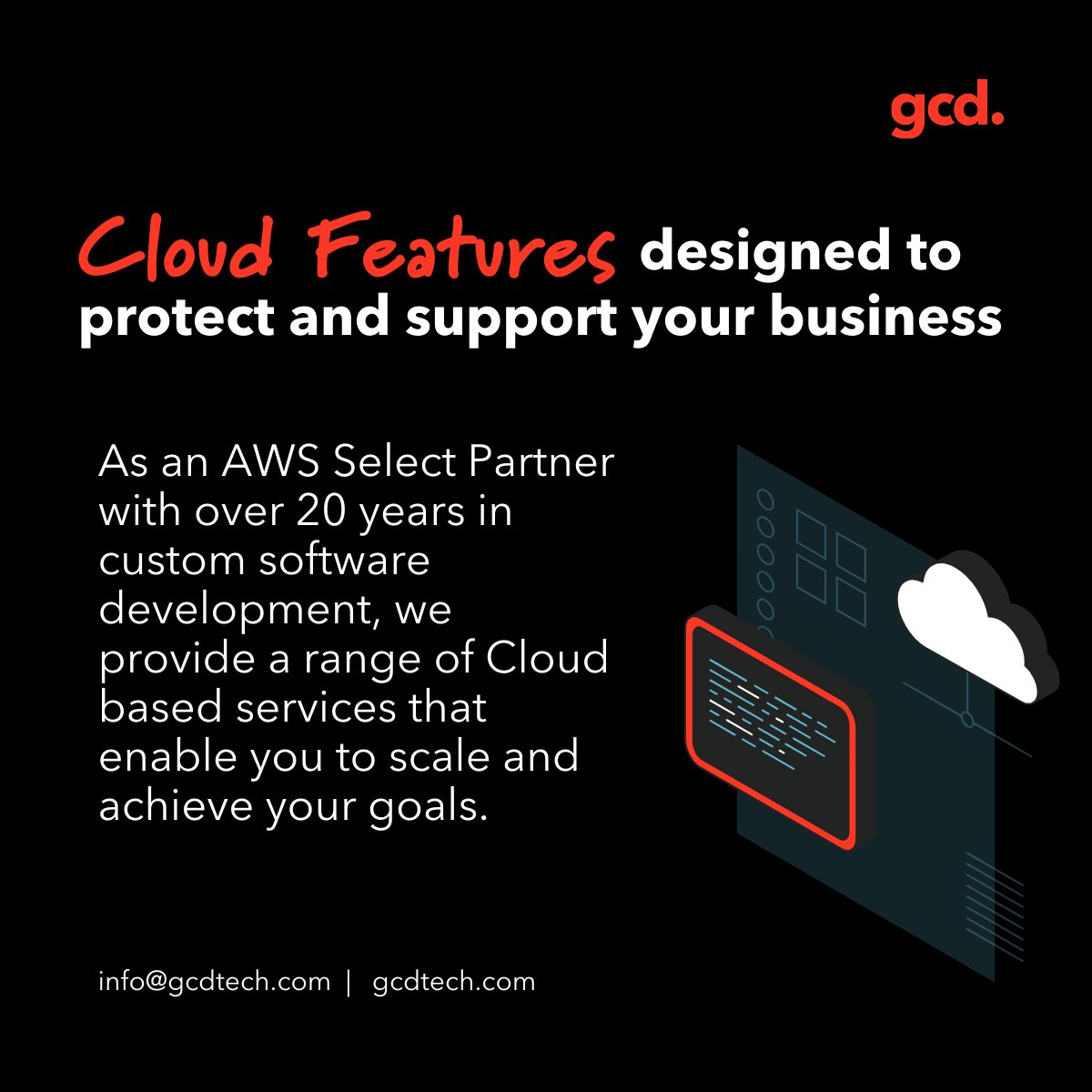 ☁️ Boost Efficiency with a Robust Cloud Business Strategy! ☁️

We help you harness the cloud to improve scalability, security, reduce costs, and enhance performance.

Learn more: gcdtech.com/amazon-opensea…

#WeAreGCD #CloudStrategy #Innovation