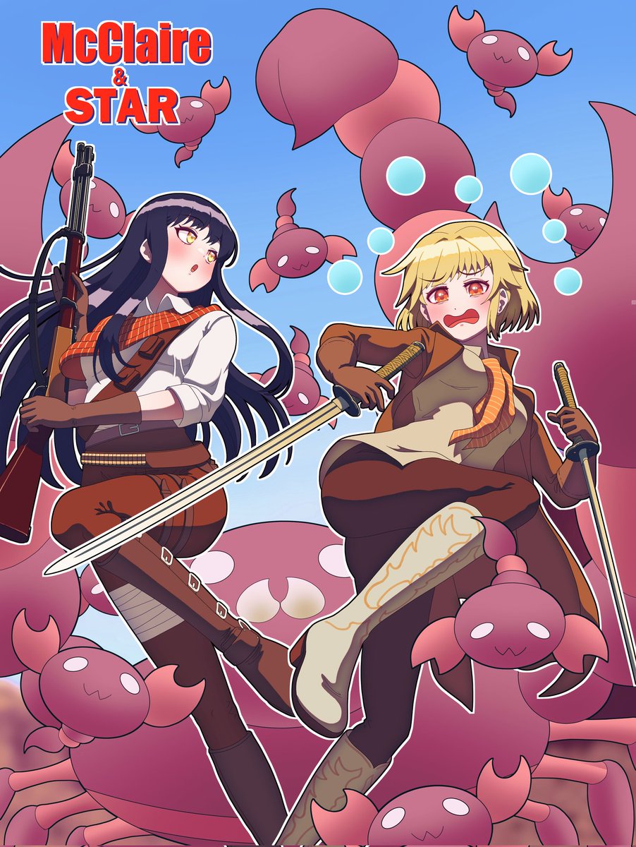 This is why I love SKEB. Artists can come to you and be "yo, your characters are adorable, can I draw them?" And you end up with Masterpieces like this. 

Thanks to <a href="/motmottto/">mot(モット)</a> for approaching me as asking to do it! And doubly thank you for the slight correction! This is fucking