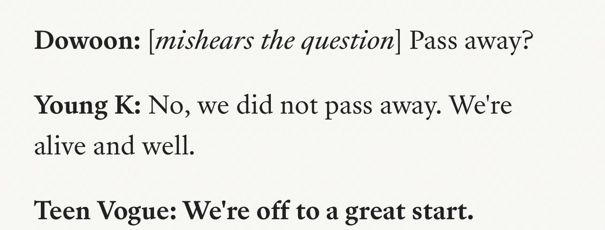 still one of my favourite interviews to date. It really started off with that. HAHAHAHAHA