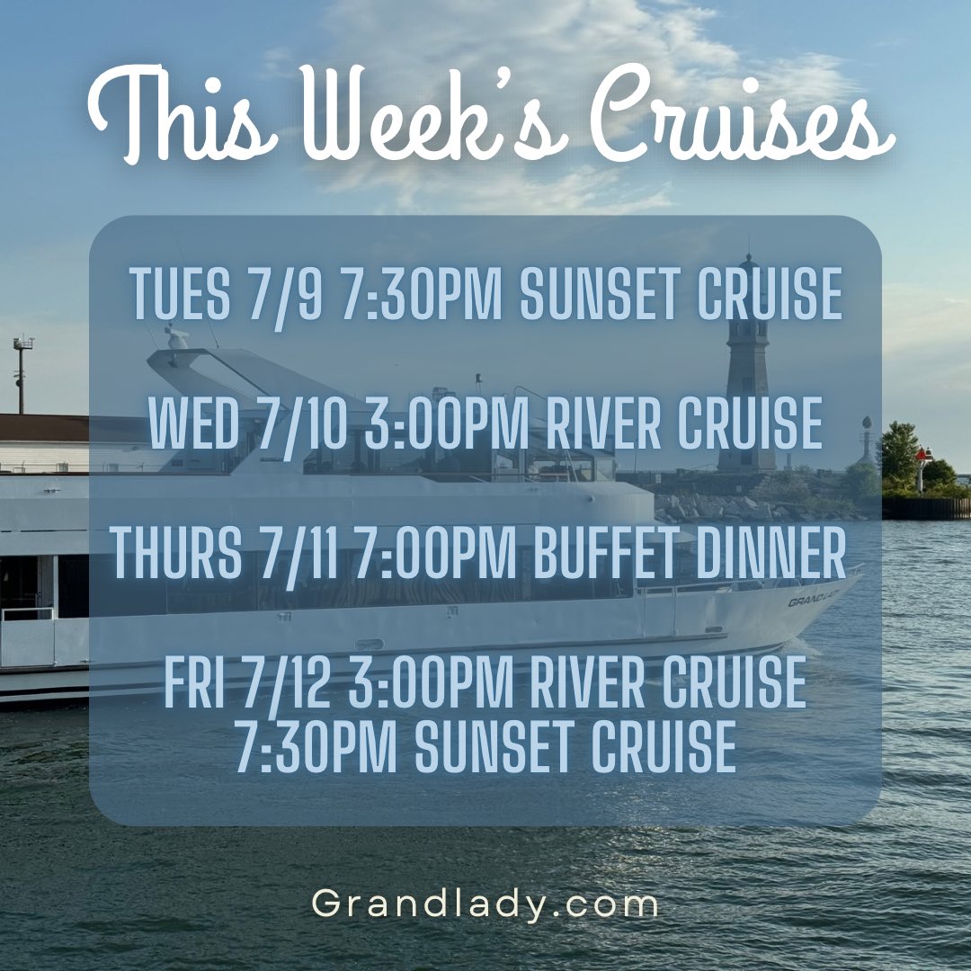 Come take a cruise this week, Buffalo!