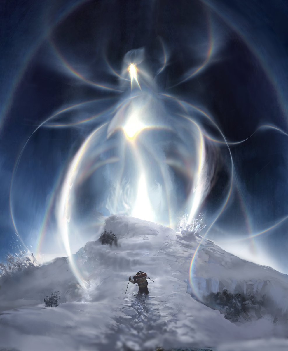 moosebaby9000's tweet image. "Solitude" illustration for Modern Horizons 3 #magicthegathering #evoke