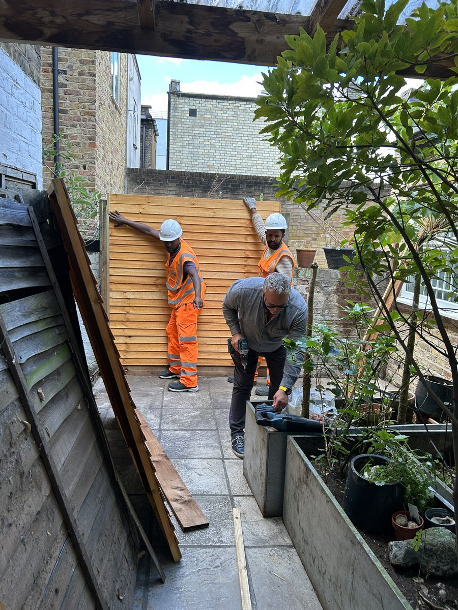 Thankyou again Clipfine! #clipfine #earlscourt #responsecommunityproject #garden