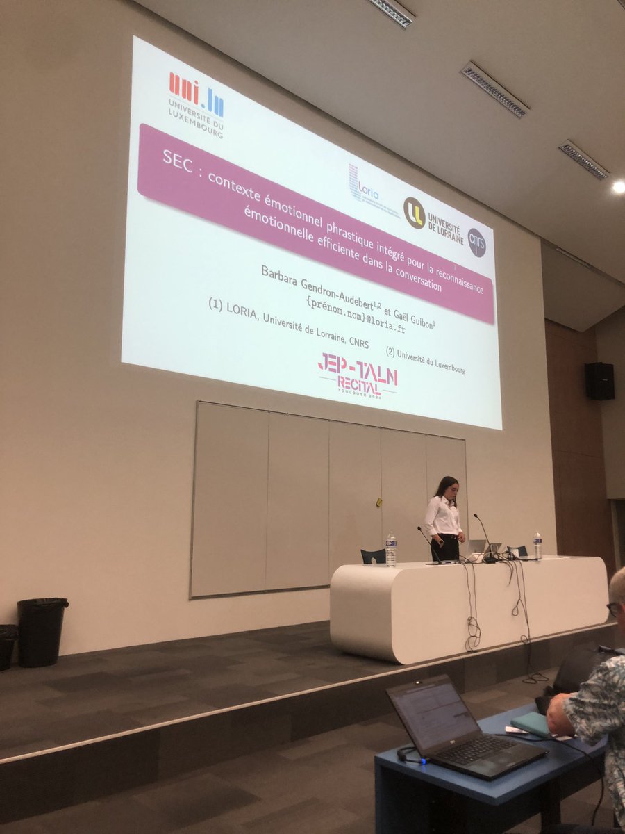 Barbara Gendron est la première oratrice de cette session commune <a href="/jeptaln2024/">JEP-TALN2024</a>