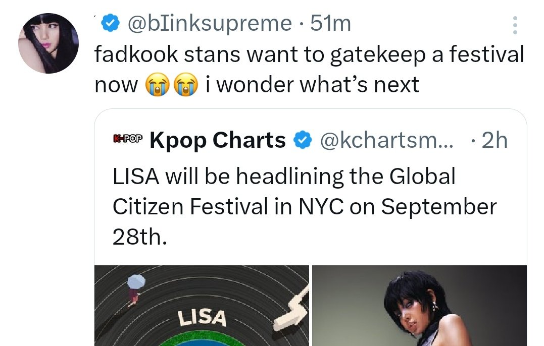 akgaepop's tweet photo. this coming from the fandom that drags every korean soul that steps into coachella? 😭 https://t.co/TanCHQVJDa