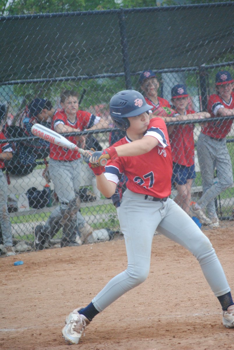 Game 3-
KEATON FASHINPAUR!!!! Keaton has a huge RBI single in the top of the seventh AND throws out the game tying run in the bottom of the 7th. The boys win 7-6. Dom, Beau, Luke pitch great. Luke goes 2-4 with 2 RBIs. Wade, Eddie, and Liam all add RBI triples.
<a href="/DBBaseballClub/">Diamond Boys Baseball Club</a>