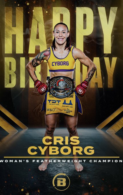 CrisCy₿org.Com - 🎂 39 years young today I want to defend my @BellatorMMA championship belt. https://t.co/m3sOt9znCr